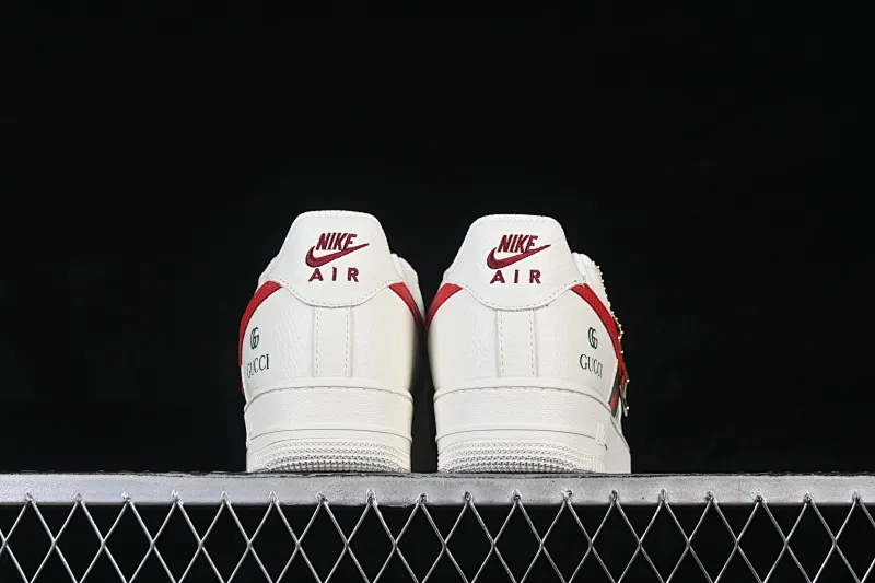All categories Nk Air Force 1 Air Force series Nk Air Force 1 Low Air Force low-top Nike Air Force 1'07 Low Gucci co-branded white red green Air Force 1 low-top casual sneakers XY9025-015